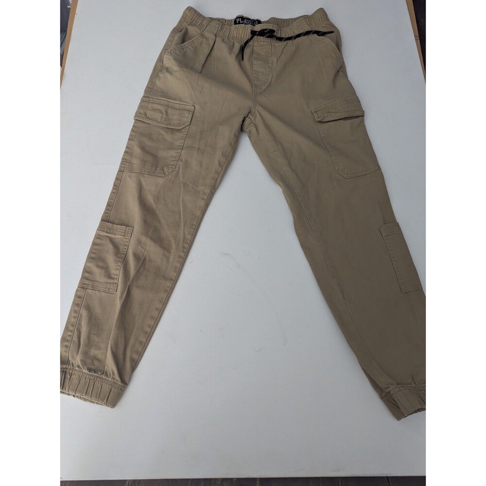 PLUGG Vintage Wash Men’s Brown Khaki Cargo Pants Size Medium Y2k - Picture 1 of 10
